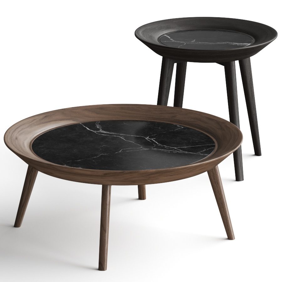 Enne Iris Coffee Tables - 3D Model for VRay, Corona
