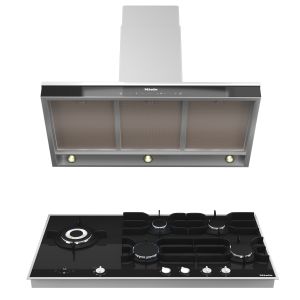 Miele Appliances Collection - Gas Cooktop And Hood