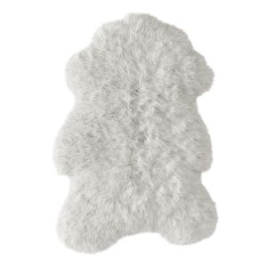 White Fluffy Sheepskin Carpet