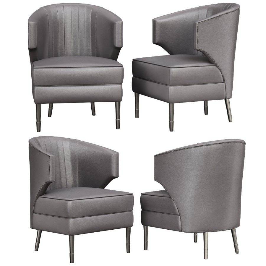 Bourbon Armchair - Brabbu 3D Model for VRay | CGMood