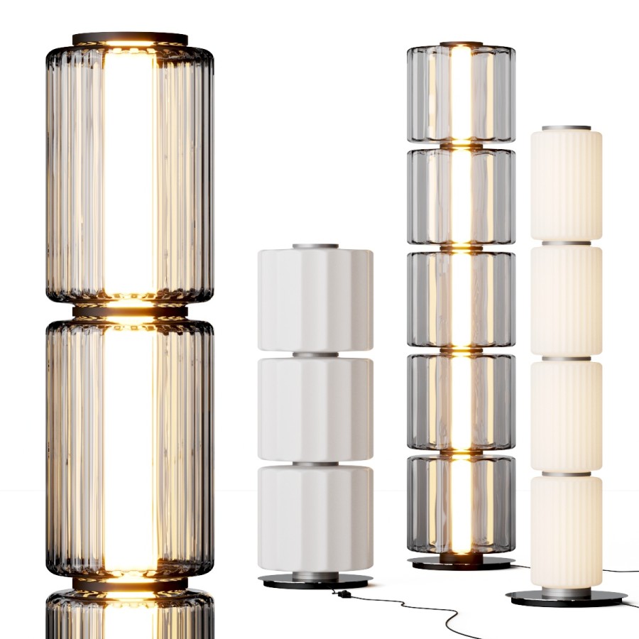 And Column Floor Lamp 3D Model for VRay, Corona | CGMood