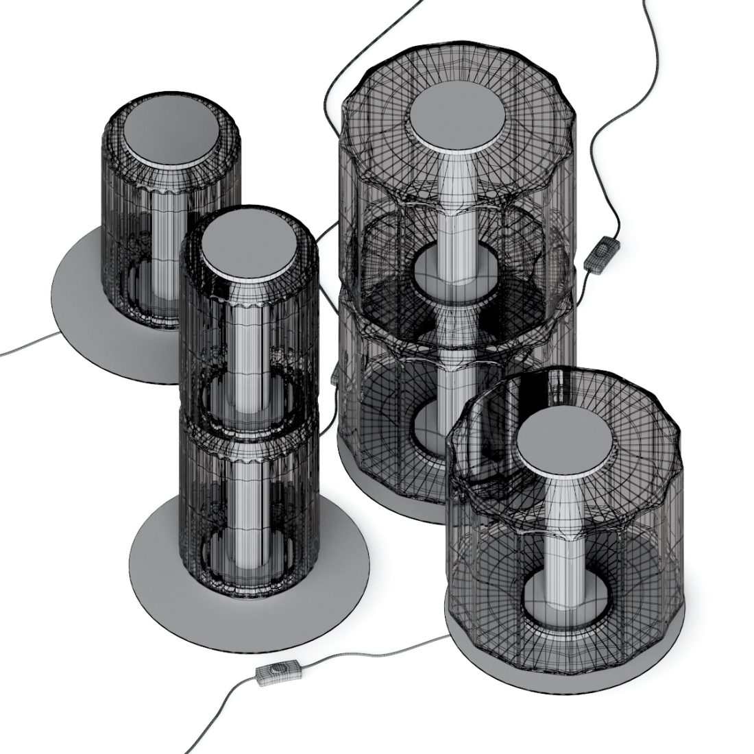 And Column Table Lamp 3D Model for VRay, Corona | CGMood