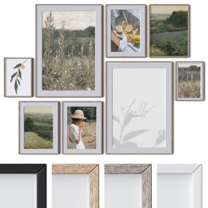 Set Of 8 Wall Paintings 2590