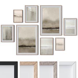 Set Of 8 Wall Paintings 2591