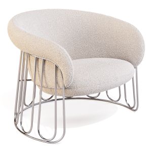 Ondarreta: Ginger Sled - Lounge Chair