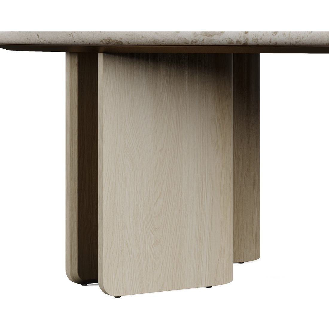 Arhaus Jaira Coffee Oval Table - 3D Model for Corona, VRay