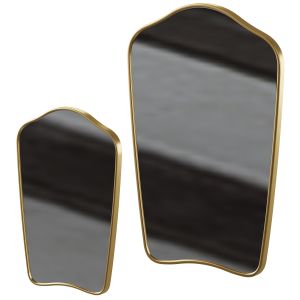 Wall Gold Mirror By H&m Home