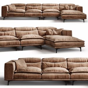 Italian Style Upholstered Sofa
