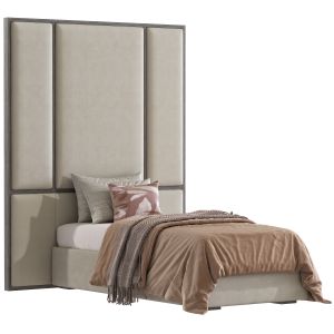 Set 348 Bed with wall panel Geometry