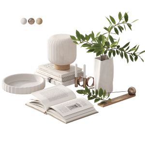 White Decorative Set With Nordlux Milford Lamp
