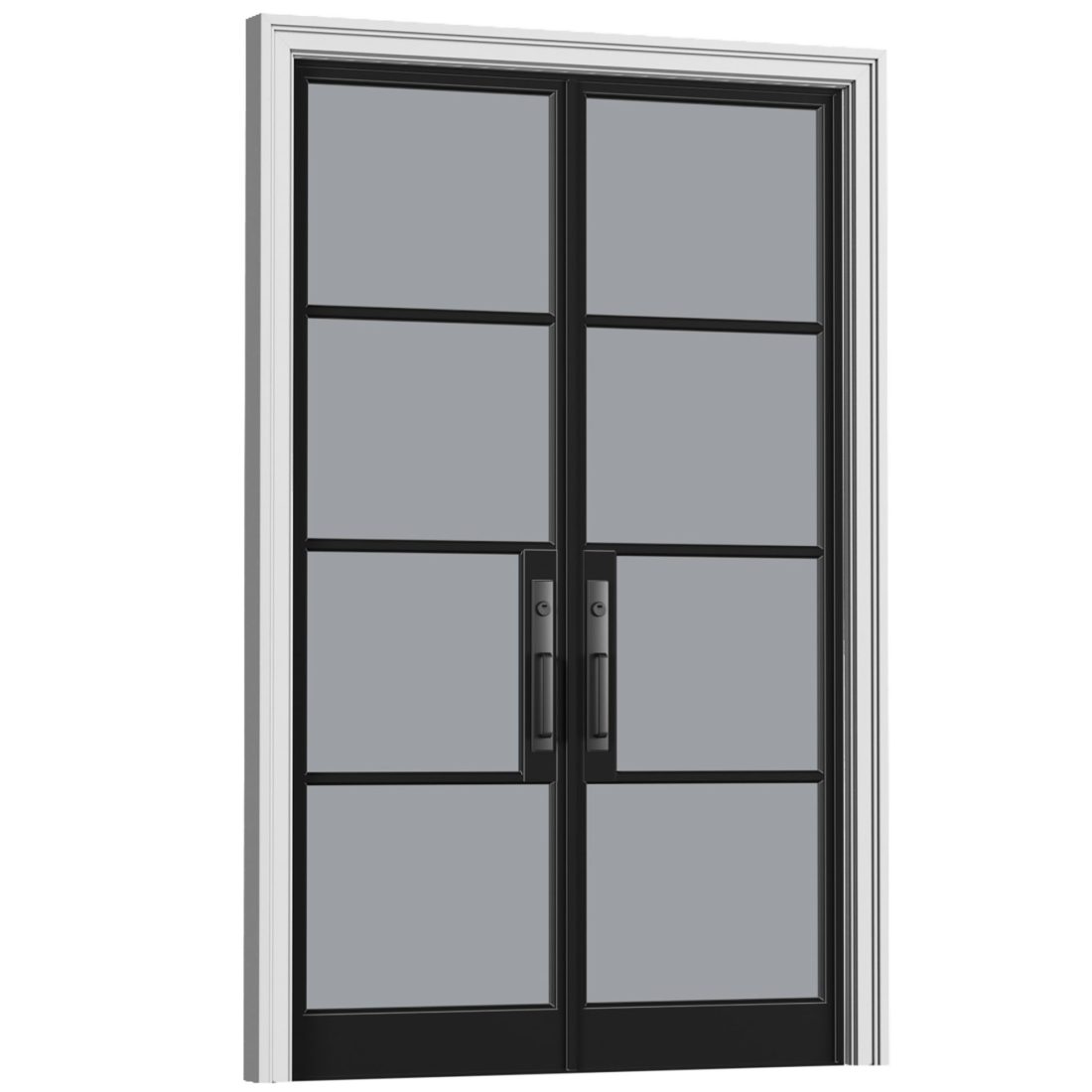 Entrance Front Iron Doors 3D Model For Corona VRay