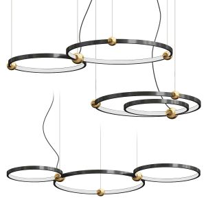 Planetary Ring Chandelier