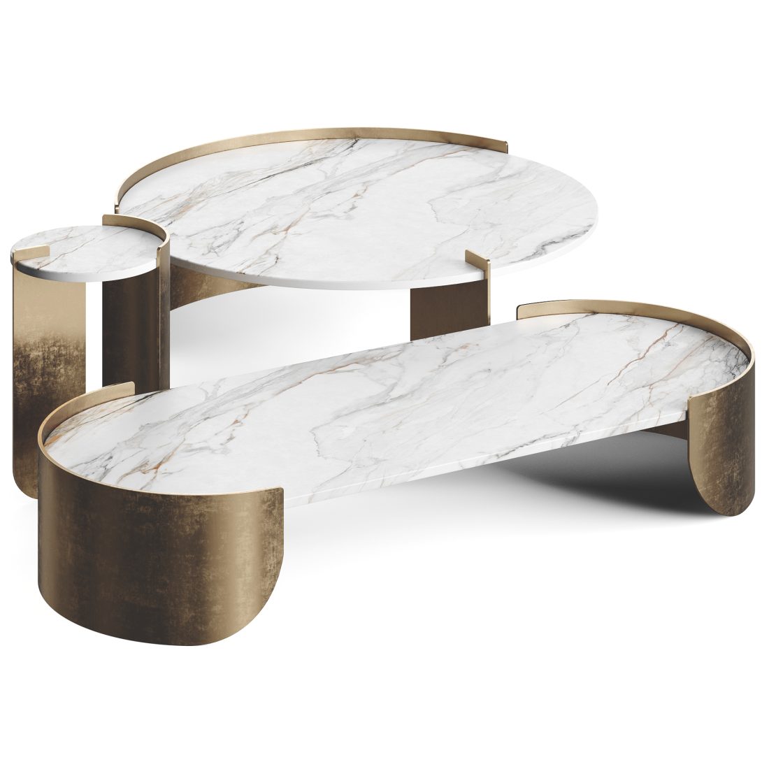 Encore Italia Osiris Coffee Table Collection 3D Model for VRay, Corona ...