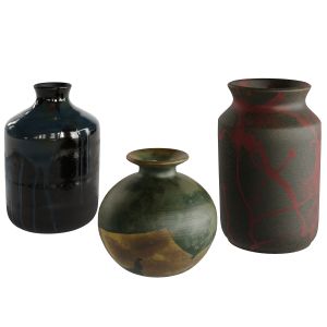 Ceramic Studio Pottery Vases By Elmar & Elke Kubic