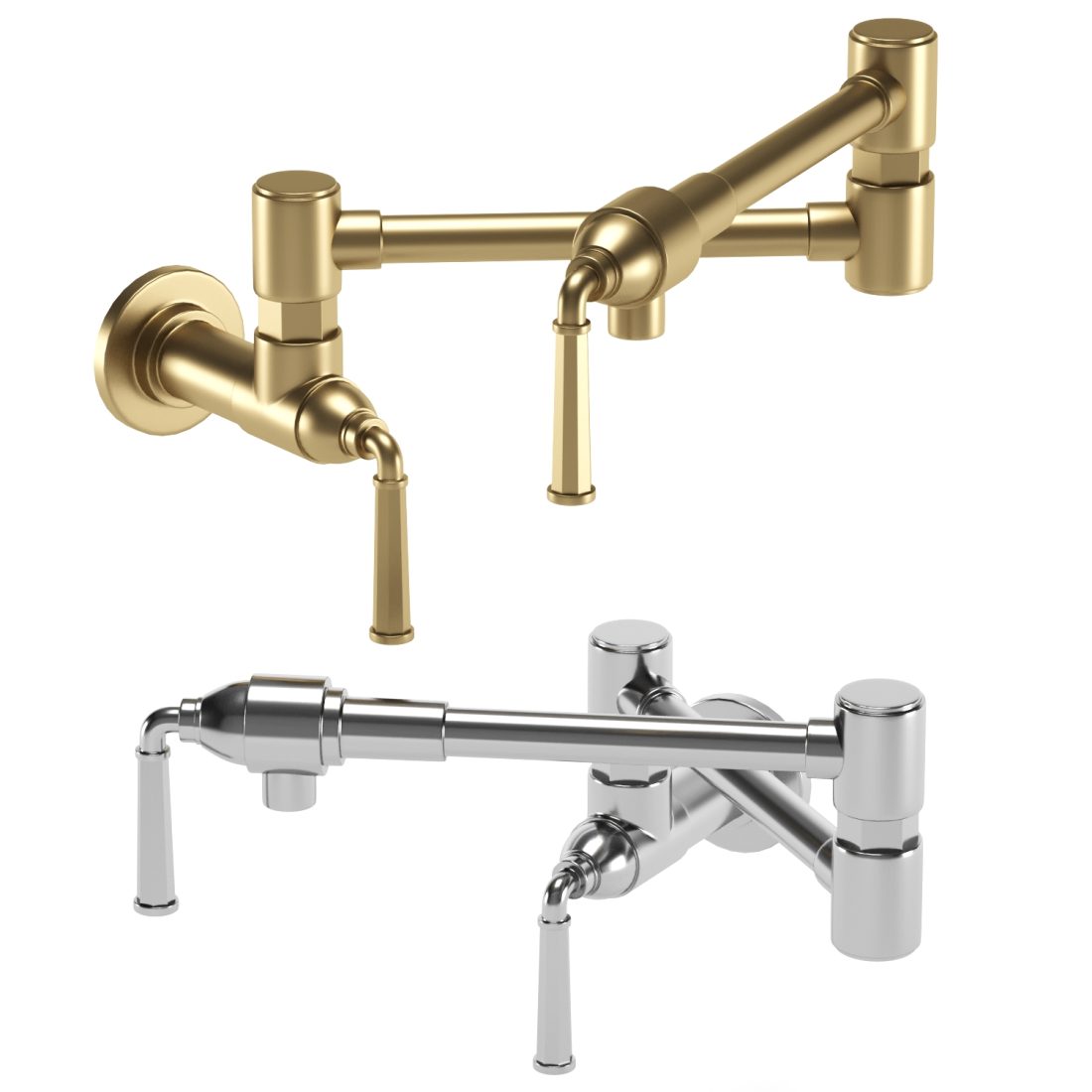 BRIZO Kitchen Faucets - 3D Model for VRay, Corona