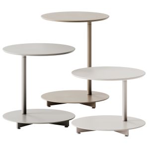 Apsara Outdoor Steel Coffee Tables By Giorgetti