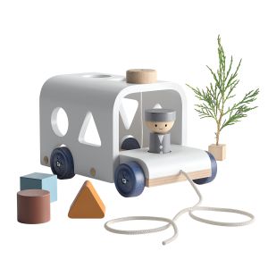 Crate And Barrel Kids Plan Toys Wooden Bus
