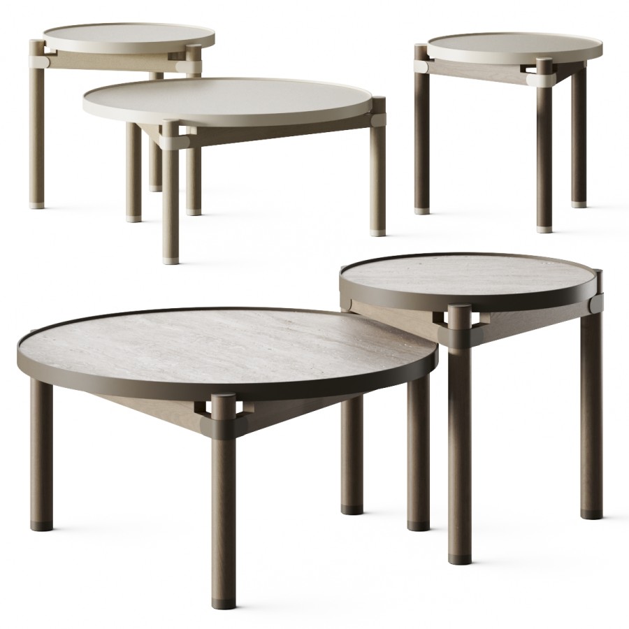 Frato Tufi Coffee Tables - 3D Model for VRay, Corona