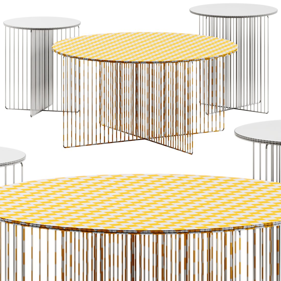 Accursio Round Coffee Table By La Cividina - 3D Model for Corona