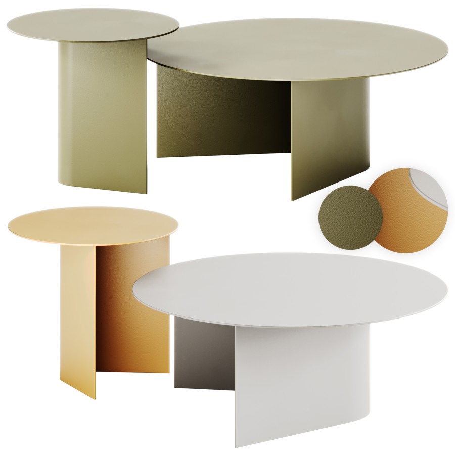 Ronda Design Domus Coffee Tables 3D Model for Corona | CGMood