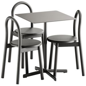 Hay Neu Square Table And Bobby Chair