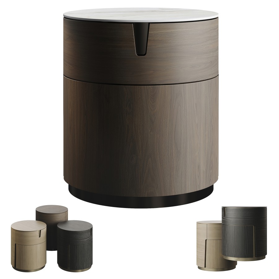Porada Tylsa Night 54 Bedside Table - 3D Model for VRay, Corona