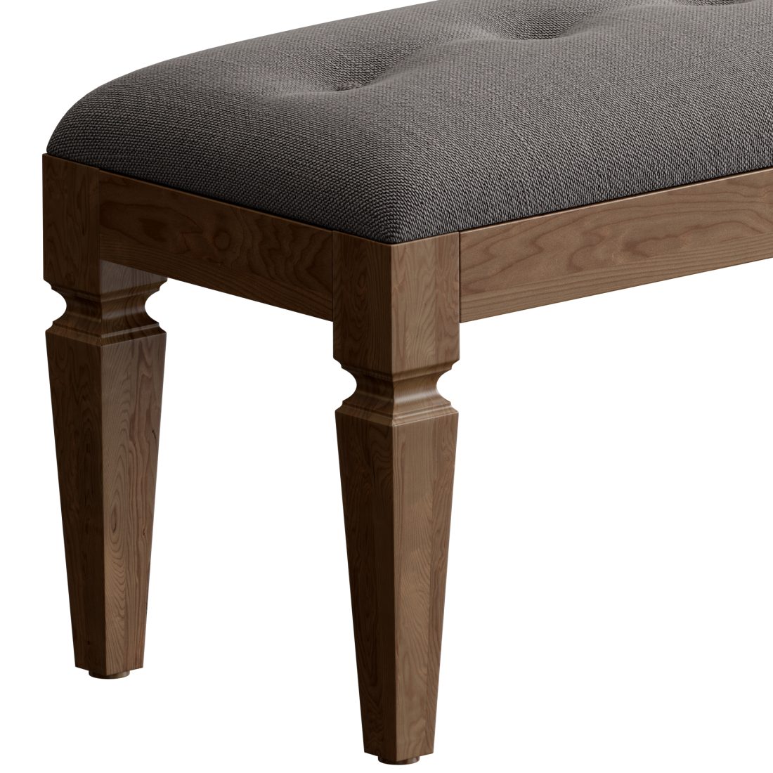 Potterybarn Violet Upholstered Bench 3D Model for VRay | CGMood