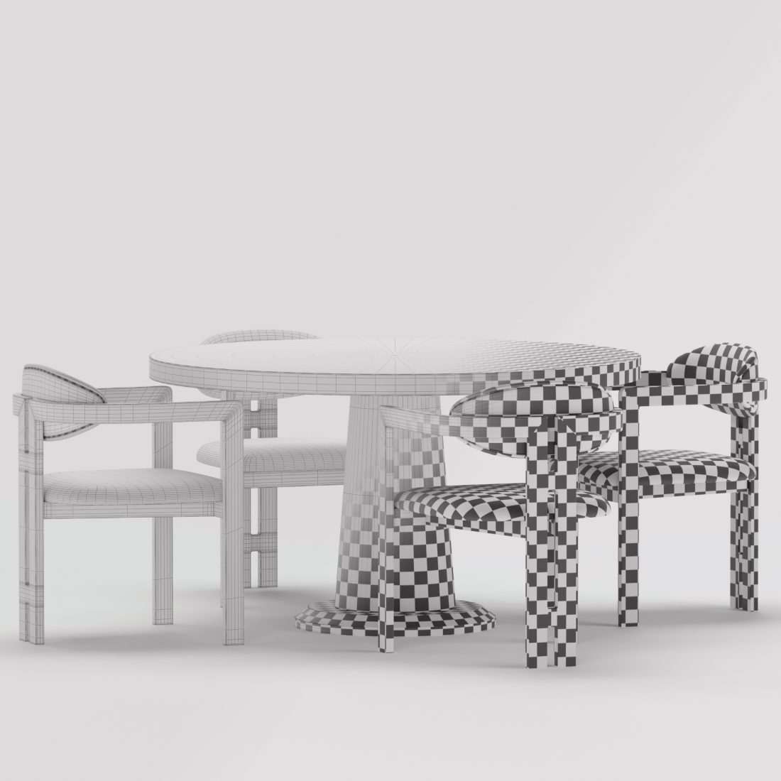 Dining Set - Liang & Eimil - 3D Model for Corona