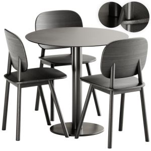 Mesa Mona Round Table By Diabla And Paddle Chair