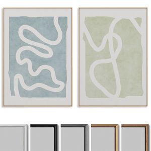 Abstract Painting Frame Set 98