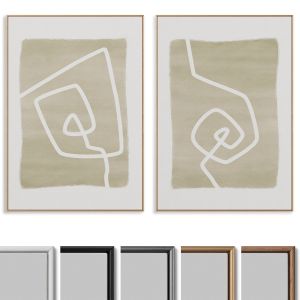 Abstract Painting Frame Set 99