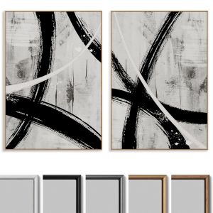 Abstract Painting Frame Set 104