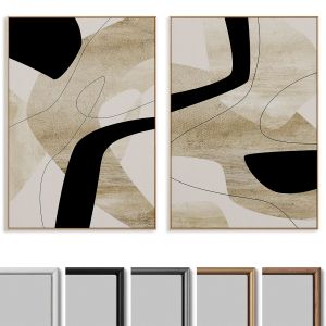 Abstract Painting Frame Set 106