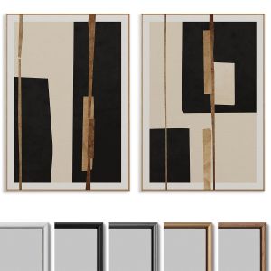 Abstract Painting Frame Set 108