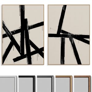 Abstract Painting Frame Set 113