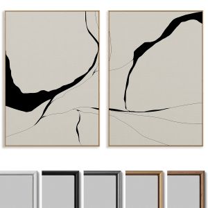 Abstract Painting Frame Set 114