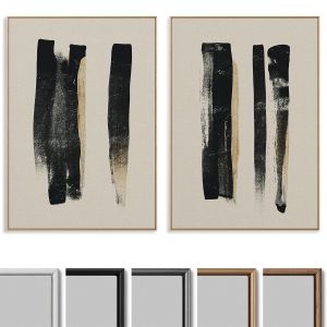 Abstract Painting Frame Set 116