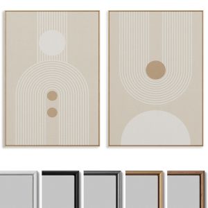Abstract Painting Frame Set 132