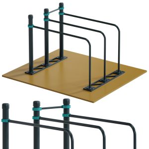 Double Curved Gym Bars