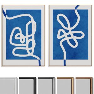 Abstract Painting Frame Set 158