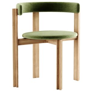 Principal Oak Chair With Integrated Cushion