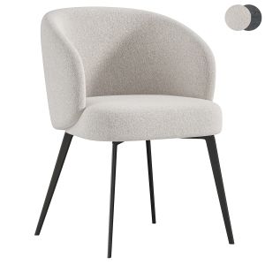 Lloyd Boucle Dining Chair By Luxdeco Collection