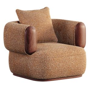 Chestar Fabric Armchair With Armrests
