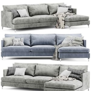 Dave Sofa Bed With Chaise Longue By Milano Bedding