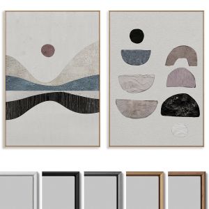 Abstract Painting Frame Set  177