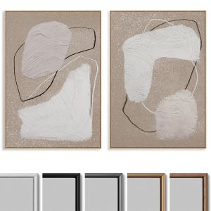 Abstract Painting Frame Set  178