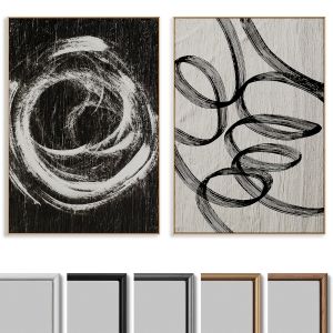 Abstract Painting Frame Set  181