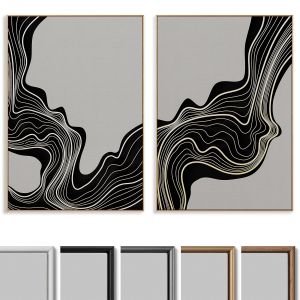 Abstract Painting Frame Set  182