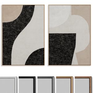 Abstract Painting Frame Set  190