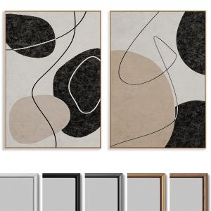 Abstract Painting Frame Set  192